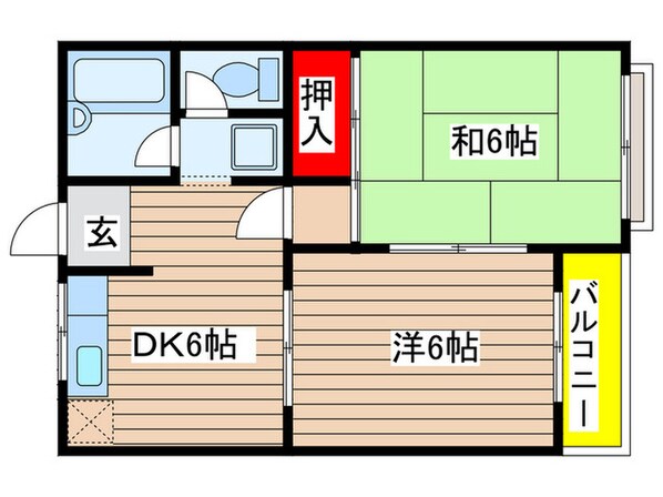 シャルム杉の物件間取画像